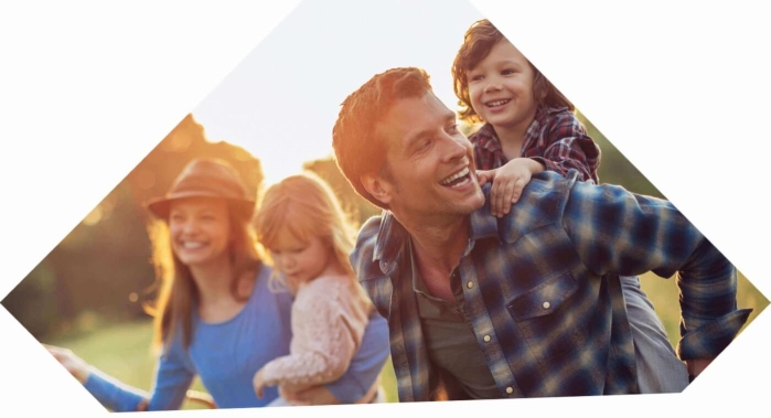 Glückliche Familie